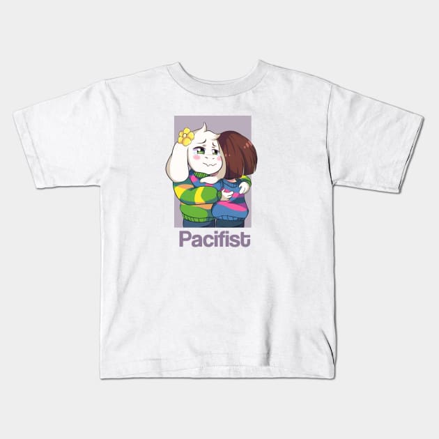 Undertale- Set 2 (pacifist) Kids T-Shirt by Midnight_rabbit